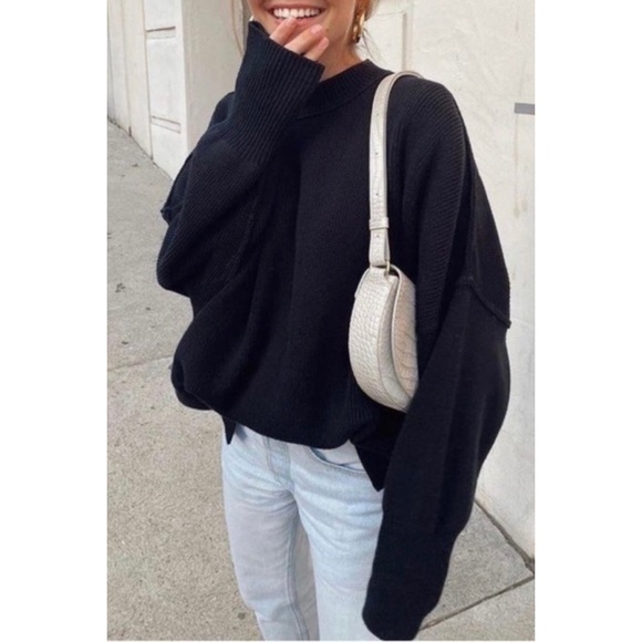 SOLD Free People Easy Street Ribbed Oversized Sweater Tunic - Picture 8 of 8